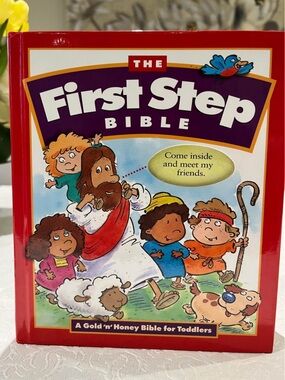 The First Step Bible - Bright Red Children's Bible